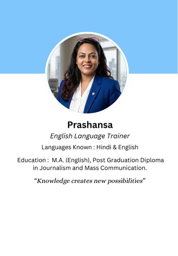 Workforce24 team member Prashansa — pre-departure training and overseas workforce programme