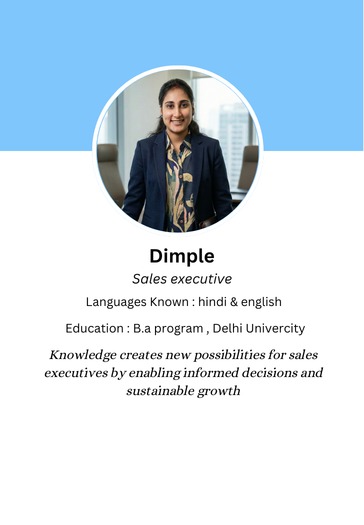 Workforce24 team member Dimple — pre-departure training and overseas workforce programme